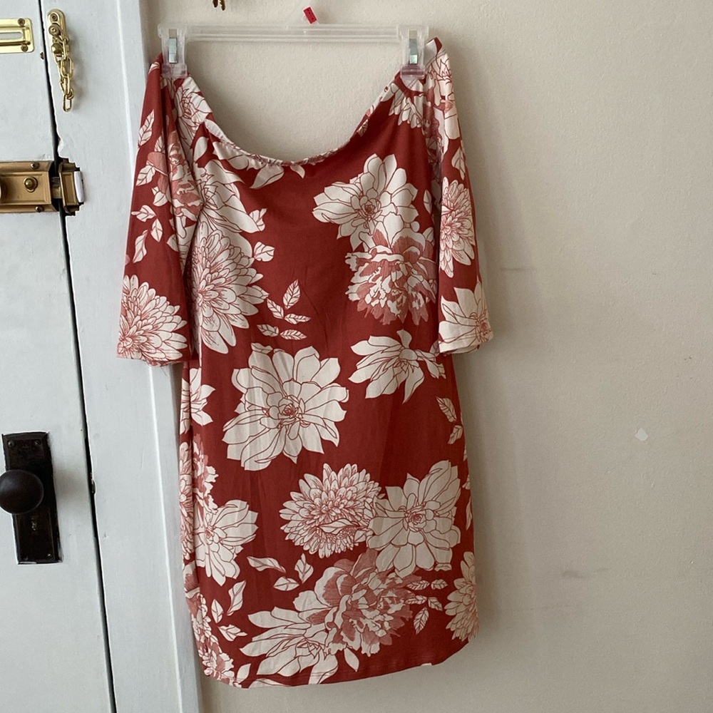 New - no tags, Off the shoulder Size M Charlotte russe Mini Dress